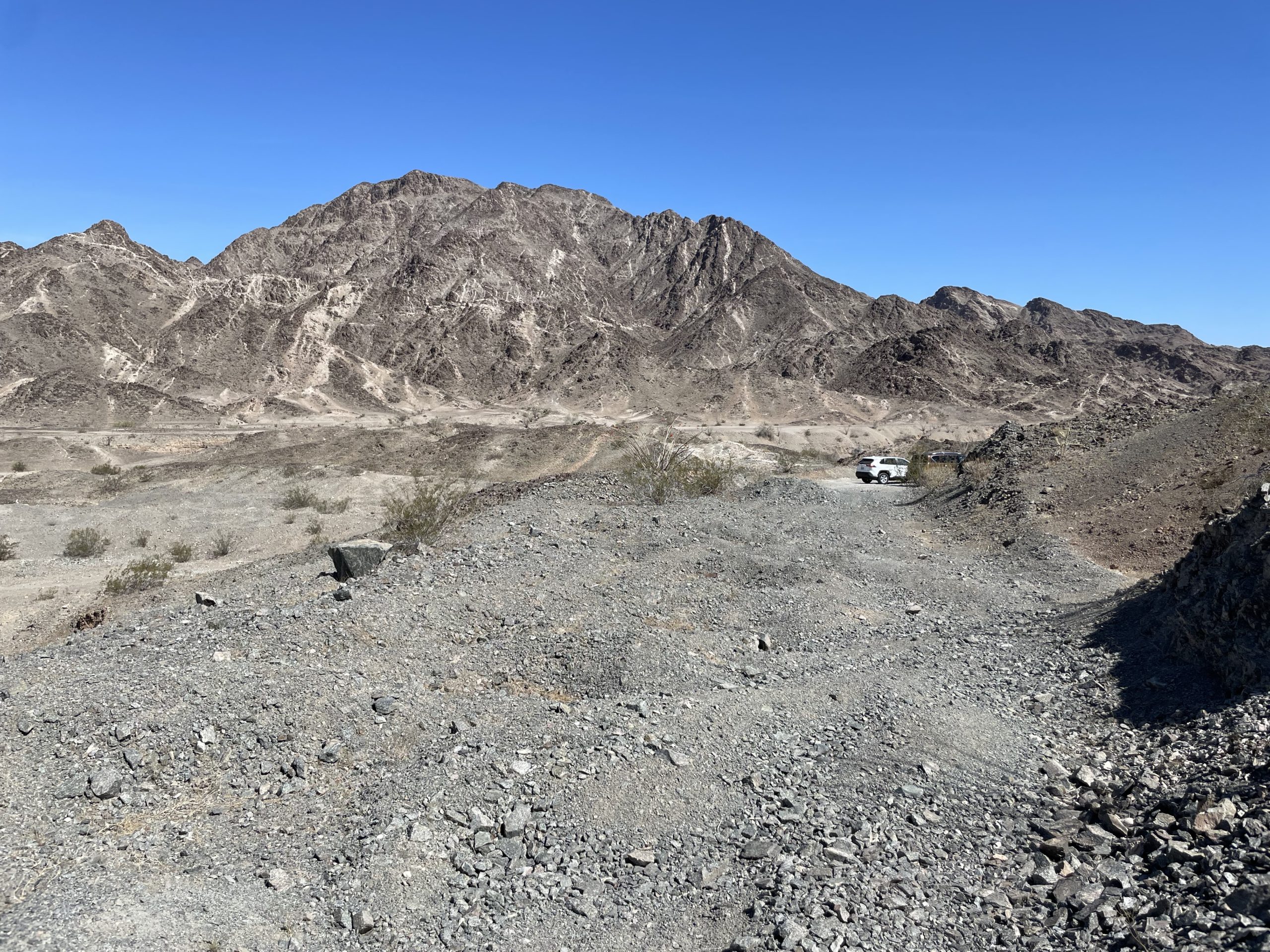 Cargo Muchacho Mountains north of Ameican Boy pit area